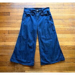 SPOON Jeans Distressed Wide Leg Crop Juniors sz 11 (fits a Womens sz 6)